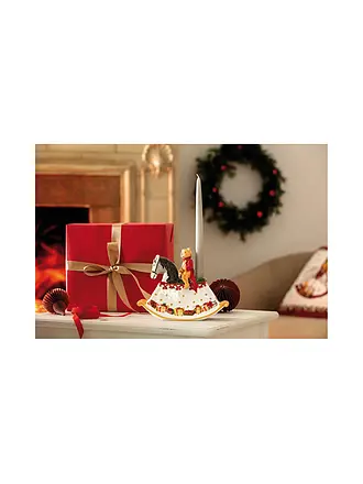 VILLEROY & BOCH | Weihnachts Deko Schaukelpferd Toy's Delight  21,5x9x17cm | 
